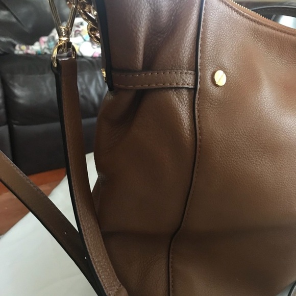 Michael Kors pebbled brown handbag - Picture 6 of 7